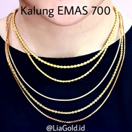 - Kalung EMAS Asli Kadar 700 / 16K ( TOKO MAS LIA GOLD BEKASI )