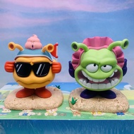 Patung Model Ala-lei IQ Doctor's Running Penguin Village Nick's House and King's Minions dalam Kotak