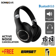 SonicGear AirPhone ANC2000 Active Noise Cancellation Bluetooth Headphones [Free Pouch] FREE EARSET