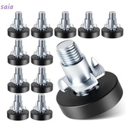 SAIA 8PCS 1/4In Thread Levelers, Furniture Levelers Hardware Tools Furniture Leveling Feet,  Adjusta