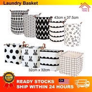 Laundry Laundry Bag Storage Foldable 60L Big Capacity Housekeeping Cotton Linen Fold Square Desktop 
