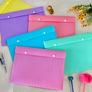 A4 Button file file holder plastic paper file Office File sudent file