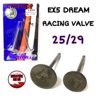 EX5 DREAM RACING VALVE SET 23/27 24/28 25/29 LEO VALVE EX5