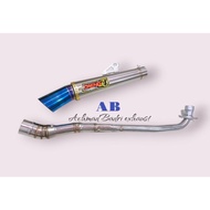 Revo racing exhaust Muffler Old Revo exhaust new exhaust absolute Revo Motorcycle Muffler Revo 110 M