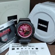 Casio G-Shock GMA-S2100RB-1A Red Black Analog Digital Octagon Ladies Watch