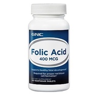 GNC Folic Acid 400MCG 葉酸 400MCG 100粒
