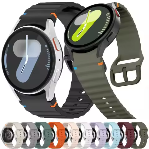 Original Band for Samsung Galaxy watch 7 6 5 4 classic 44mm 40mm Silicone Sports belt Bracelet corre
