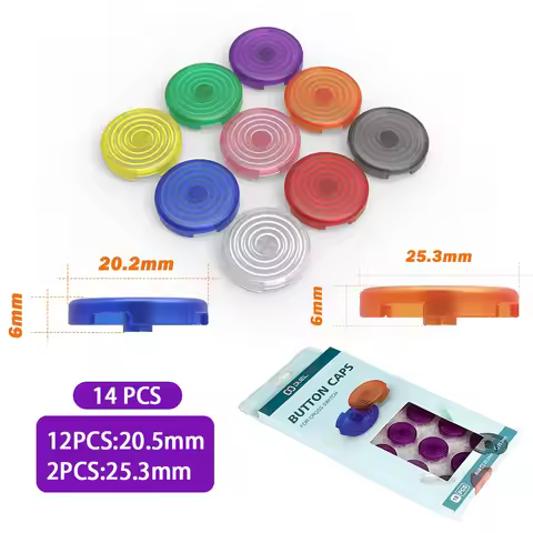 TicKnot Arcade Button Caps Hitbox Button Keycap Mechanical Keycap For Kailh/Cherry/TTC Switch Arcade