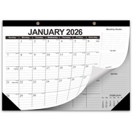 Kyweel 2026-2027 Desk Calendar, 18 Month Desk Calendar/Wall Calendar Combo, 17" x 12", Jan 2026-June