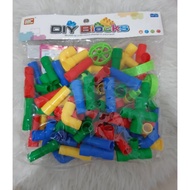 MEDAN DIY Blocks Toys HC019/ Lego Toys/ Pipe Lego Toys Creative Lego Pipe Blocks