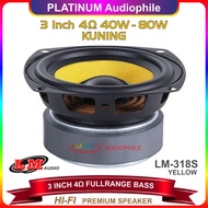 Speaker 3 Inch 4 Inch Fullrange Mid Bass Hifi Full range Mid Woofer - 3 inch Hitam
