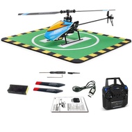 เฮลิคอปเตอร์บังคับระยะไกลรุ่น C129 V2 Military Series 6 CH ที่ควบคุมได้ใน 4 ทิศทาง พร้อมฐานที่ดูดซับ