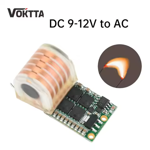 DC 6-15V to AC 10kV-25kV High-voltage Generator Ignition Module MOS Overheat Protection 70W Automati
