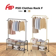ATP Multifunctional Floor Standing Poseidon Clothes Rack Clothes Drying Rack - Black/Cream/Green