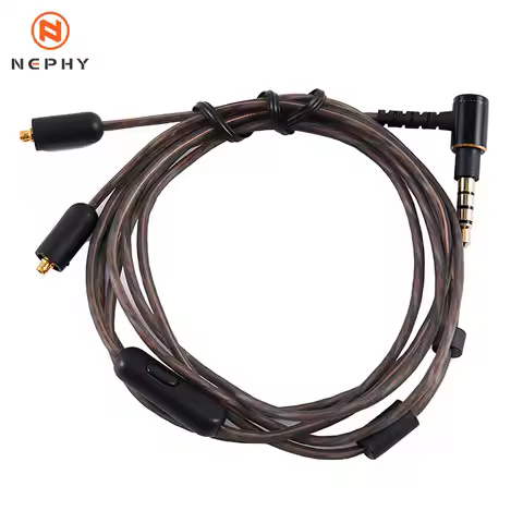 Silver Audio Cable Wire For SONY XBA-Z5 XBA-H3 H2 XBA-A3 A2 XBA-N3AP N1AP XBA-300AP HEADPHONES 1.2m