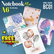 Artomaringi Mini Note book A6 Buy 3pcs Get Free Pen BC001A-BC001E