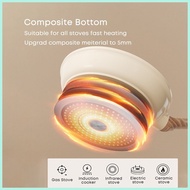 Gaoboos Cosy Collection Non Stick Frying Wok 28/30CM Frying pan with Lid Spout induction gas stove