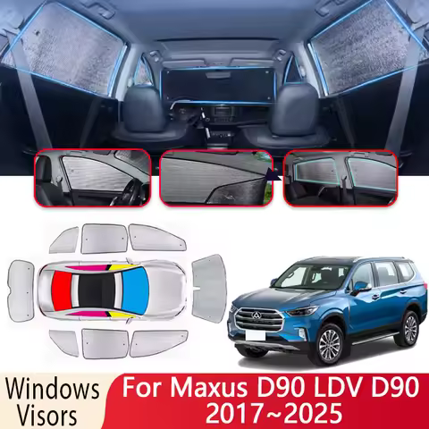 Sun Shade For Maxus D90 LDV D90 2017~2025 2018 2019 2020 Auto Windshield Sunshade Heat Insulation Pa