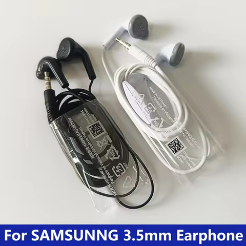 For Samsung 3.5MM Jack In Ear Earphones EHS61 S5830 With Mic Headset For Galaxy S10e A07 4G A06 5G A