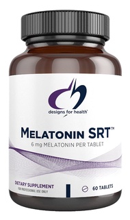 Designs for Health Time Release Melatonin SRT - Melatonin Supplement for Sleep - Sleep Supplement fo