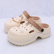 FENTINA Sandal Kodok Wanita Kekinian Sandal Jelly Wanita Wedges Sandal Baim Korean Style Anti-selip