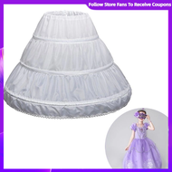 3 HOOPS 55CM Bustle Flower Girl Dress Girl Flower Petticoat Suitable For Various Occasions Children 