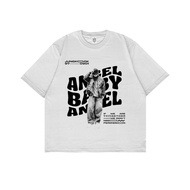 JUNGKOOK 97 ANGEL BABY ANGEL T-SHIRT | T-SHIRT OVERSIZE WHITE STYLE Y2K VINTAGE BOOTLEG GRUNGE | MEN