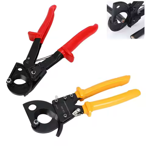 Ratchet Electrician Cable Cutter Plier Scissors Copper Aluminum Wire Cutting Plier Hand Tool Hand Pl