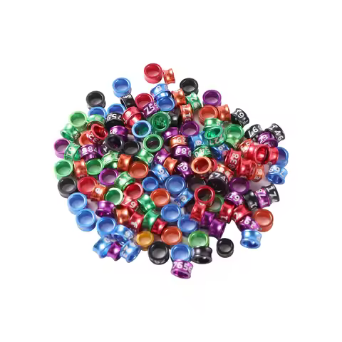 Bird Aluminum Ring with Word ID 4/4.7/5/6/7mm Bird Ring Pigeon Foot Ring Bird Outdoor Flying Trainin