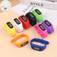 XOITR LED Pedometer Bracelet Step Counter Watch 12/24H Time Display Step Counter Watch Silicone Step