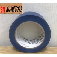 3M 764 BLUE, size 25mm, length 33 meters - Vinyl BACKGROUND ADHESIVE TAPE, rubber glue adheres well,