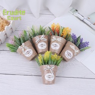 [EruditeCourtS] Artificial Plant Decorative Flowers Fake Flowers Mini Potted  Green Plant [NEW]
