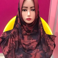 tudung sarung kedut bahu