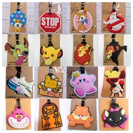 Mixed Cartoon Anime Creative Luggage Tag Luggage Trailer Luggage Identification Tag Small Ornaments
