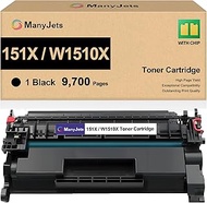 Compatible W1510X Toner Cartridge Replacement for HP 151X W1510X 151A W1510A Black Toner Cartridge C