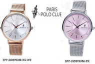*ส่งฟรี* Paris Polo Club นาฬิกาผู้หญิง รุ่น 3PP-2103760M  สีโรสโกลด์