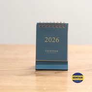100%Ready Stock🇲🇾 2026 Mini Size Desk-Top Flip Table Calender【2025JULY-2026DEC】Monthly Planner Yearl