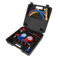 เกจวัดน้ำยาแอร์ สำหรับวัดน้ำยา R-12  R-134a สายยาว 150 ซม. (60 นิ้ว) พร้อมหัวเติม 134a เกจน้ำยา เกจเ