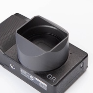 For Ricoh GR3/GR3X GRIII GRIIIX Black Resin Lens Hood Camera Square Resin Lens Hood Photography Acce
