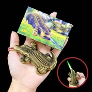 Bật lửa hột quẹt độc lạ hình cá sấu lửa khò (xài gas)