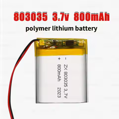 803035 Polymer Battery 800mAh 3.7V Li-ion Batteries for Smart Bracelet Bluetooth Headset Keyboard To