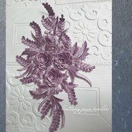 3d carved flower applique embroidery lace lace border lace exclusive 3d