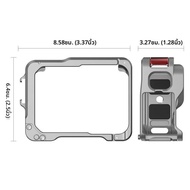 สําหรับ Insta360 Ace Pro 2 อลูมิเนียมกรอบโลหะป้องกันกรณีกล้อง Mount อะแดปเตอร์ขยายได้สําหรับ Ace Pro