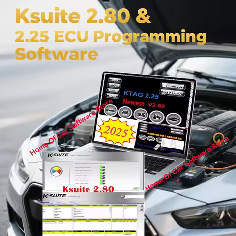 Latest 2025 KESS V2.80 Repair Software For Kess V5.017 Ksuite 2.53 2.47 Ktag V2.25 Online Version Ma