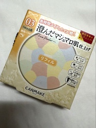 Canmake Marshmallow Finish Powder Abloom  Refill 4g 透亮美肌蜜粉餅潤色版補充裝 03