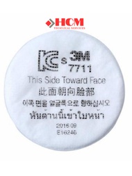 Tấm Lọc Bụi 3M 7711 Tấm lọc thô lọc bụi mịn dạng tròn 3M dùng cho mặt nạ bảo vệ hô hấp một phin lọc