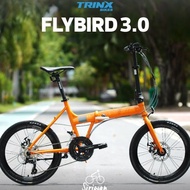 TRINX Flybird 3.0 จักรยานพับได้ เฟรมอลูมิเนียม Shimano Sora 3x9 speed