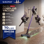 Electrova Smart Cordless Vacuum Cleaner iTech Pro l 23kPa Suction Power l Anti Hair Tangle l Green L