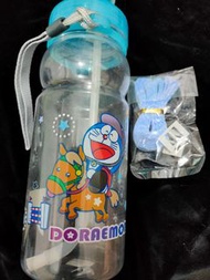 台灣製正版哆啦A夢的可提可背的水壺，容量550ml，符合FDA以及CNS衛生檢驗#23兒童節