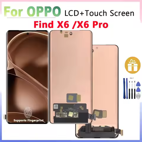 AMOLED 120Hz For OPPO Find X6 PGFM10 LCD Display & Touch Screen, Repair Replacement Part For Oppo Fi